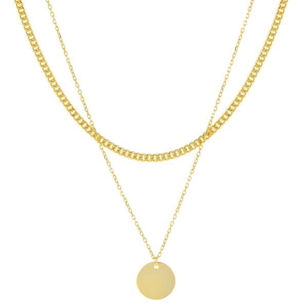 Adina’s Jewels Coin x Cuban Chain Necklace